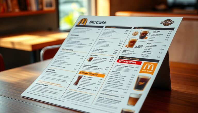 McDonald's Coffee Menu