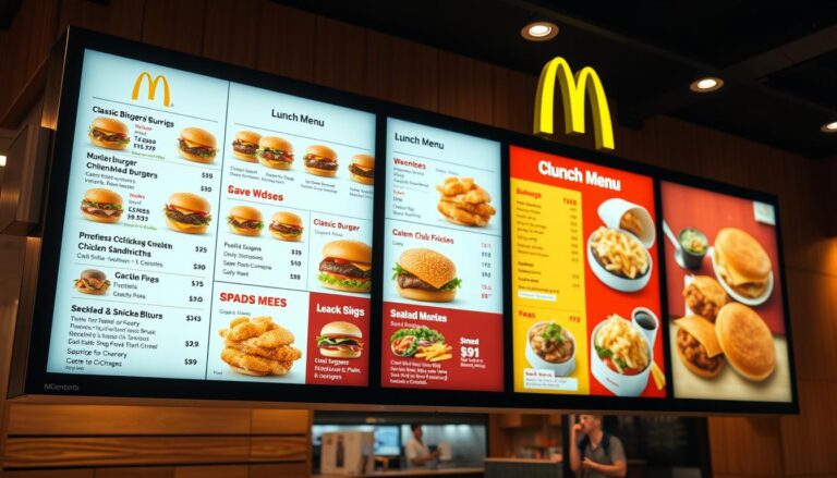 McDonald's Lunch Menu