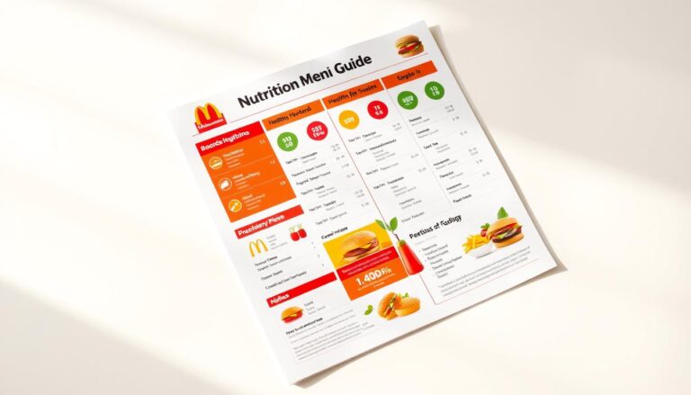 McDonald's Nutrition Menu