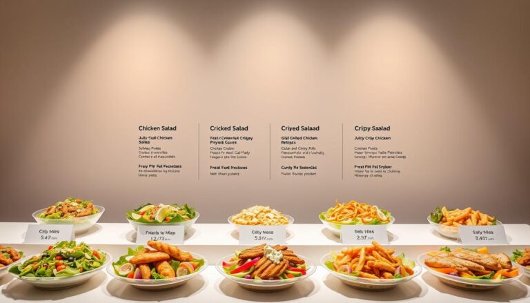 Subway Chicken Salad menu