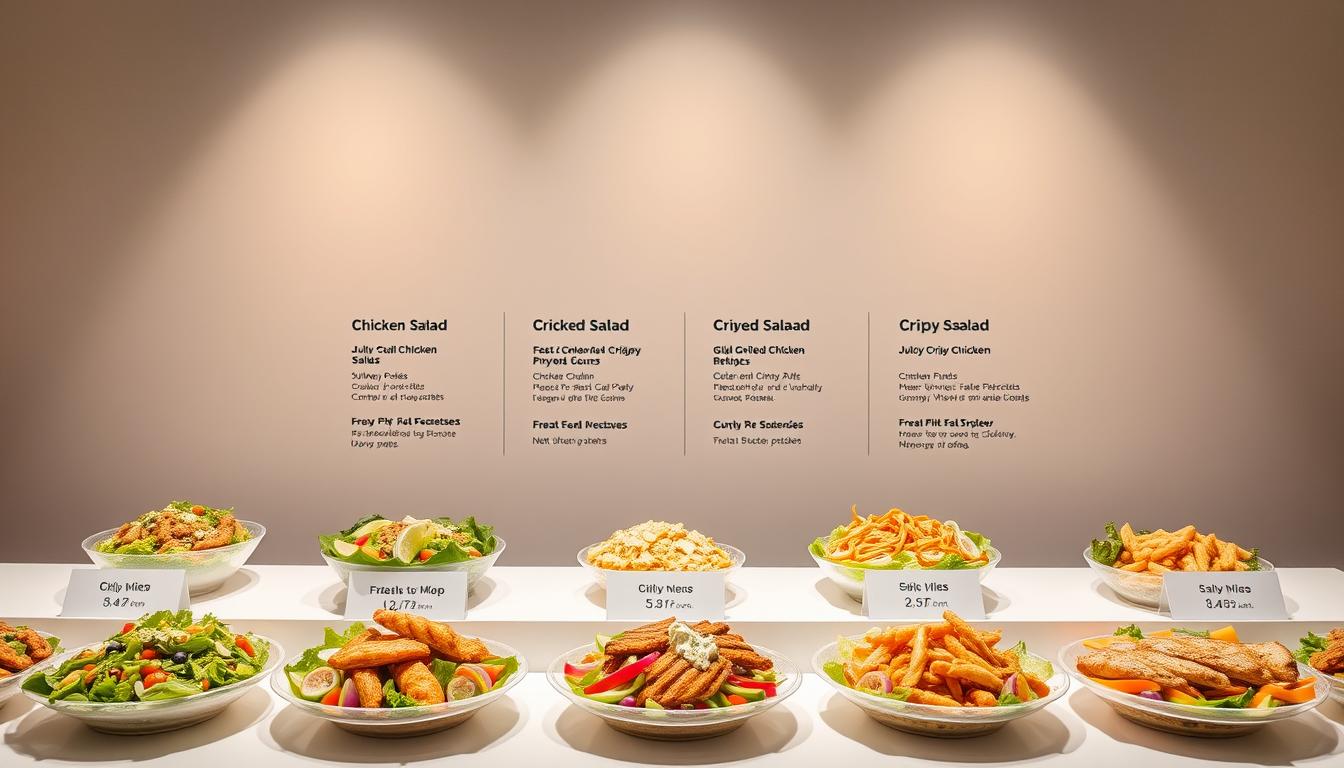 Subway Chicken Salad menu