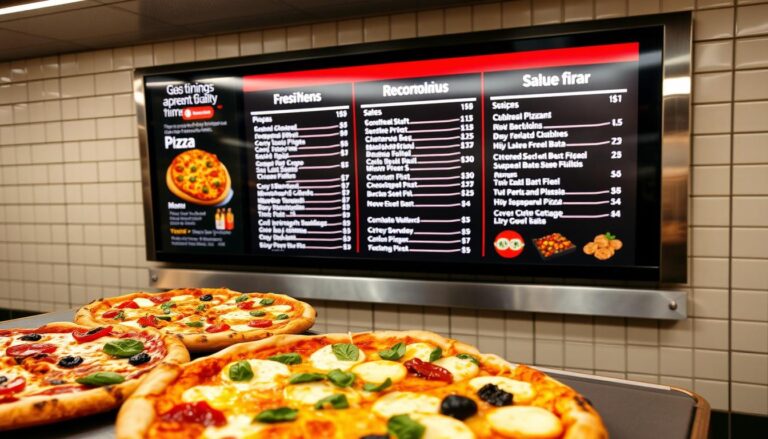 Subway Pizza items menu