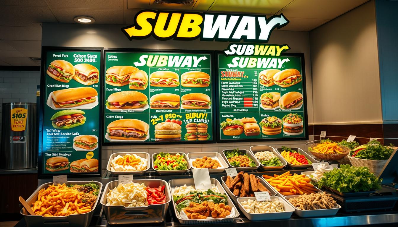 Subway full menu