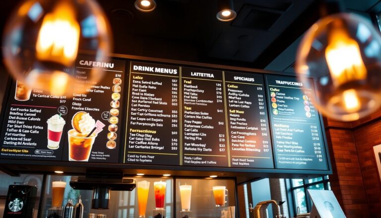 starbucks drink menu