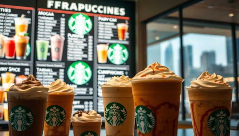 starbucks frappuccino menu