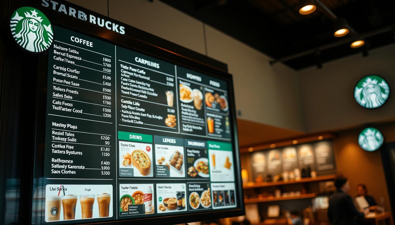 starbucks menu